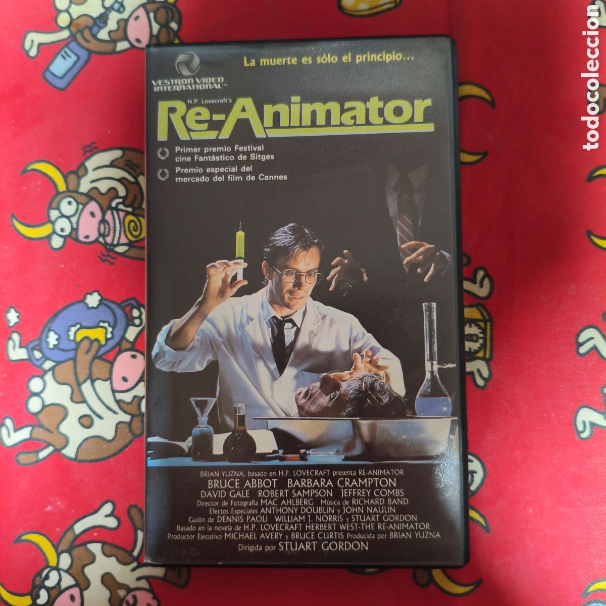 Cine: VHS RE ANIMATOR - VESTRON VIDEO INTERNATIONAL - STUART GORDON