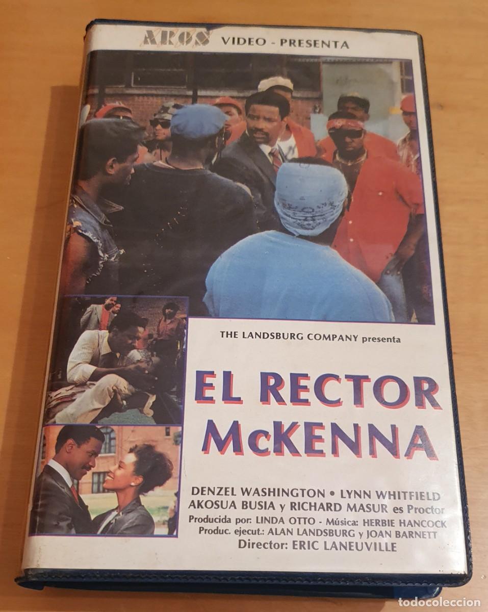 Cine: Pel&iacute;cula Vhs El Rector McKenna. Denzel Washington. C y B Video. Videoclub alquiler.