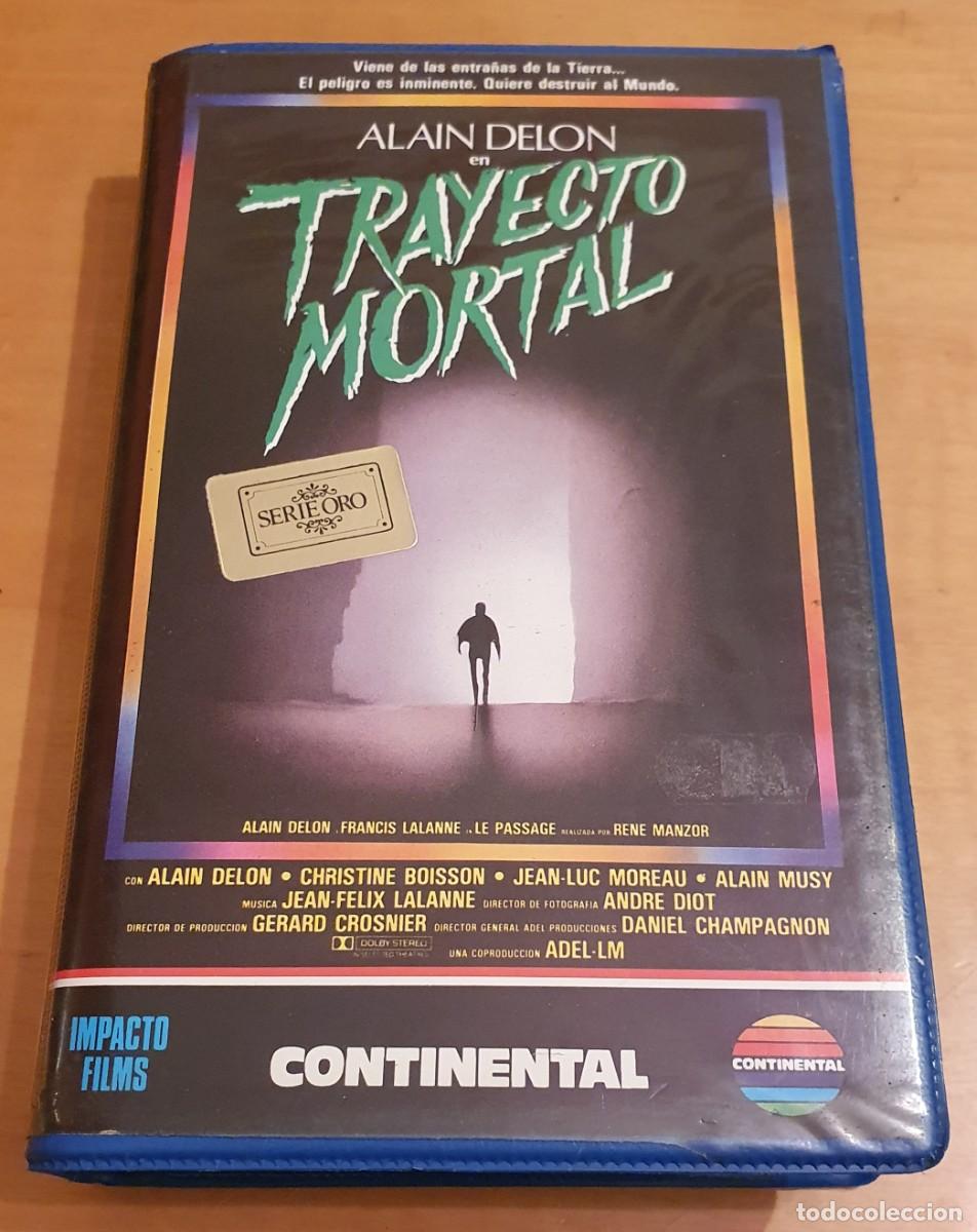 Cine: Pel&iacute;cula Vhs Trayecto Mortal (Le Passage, 1987). Alain Delon. Continental Video. Videoclub alquiler.