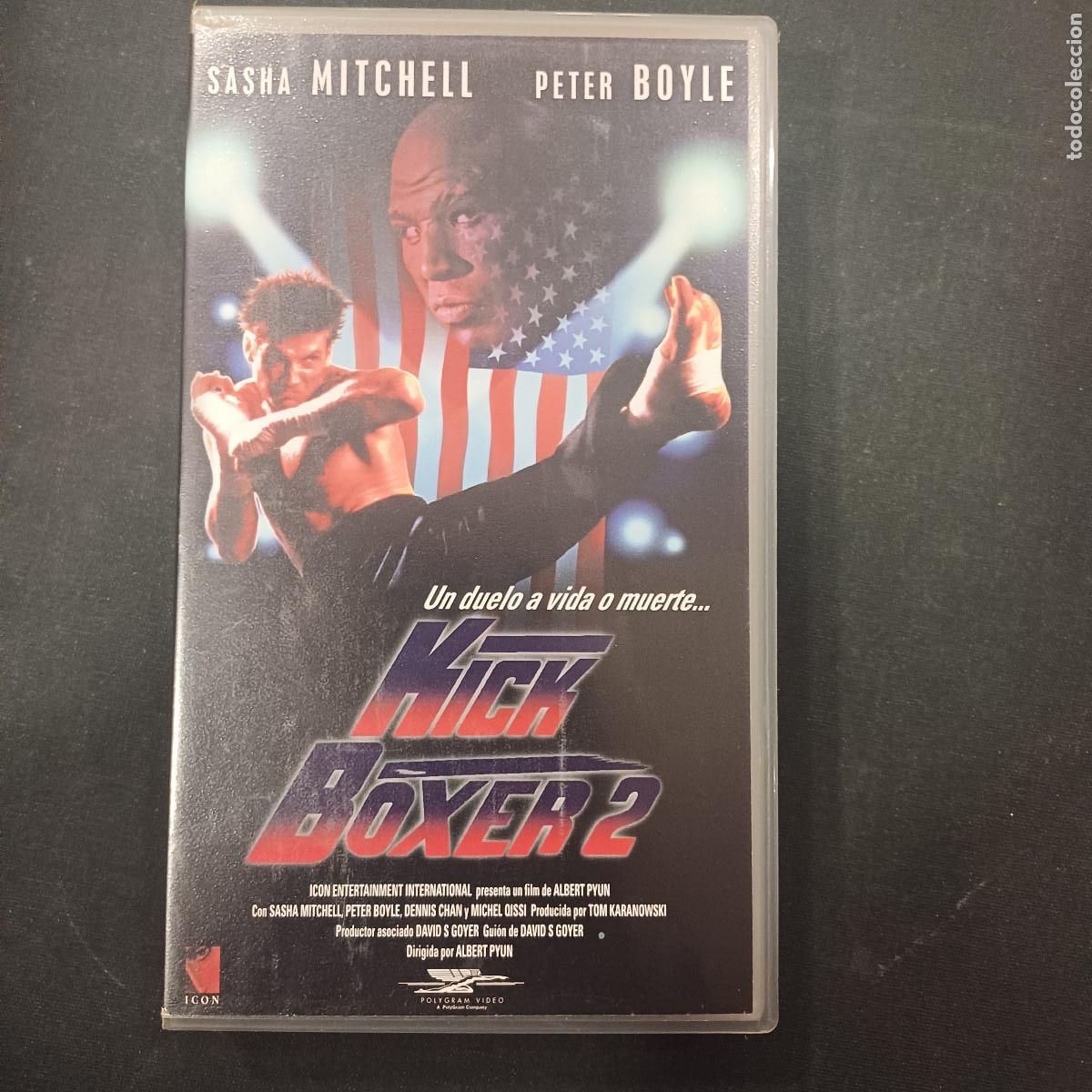Cine: KICK BOXER 2/SASHA MITCHELL/VHS.