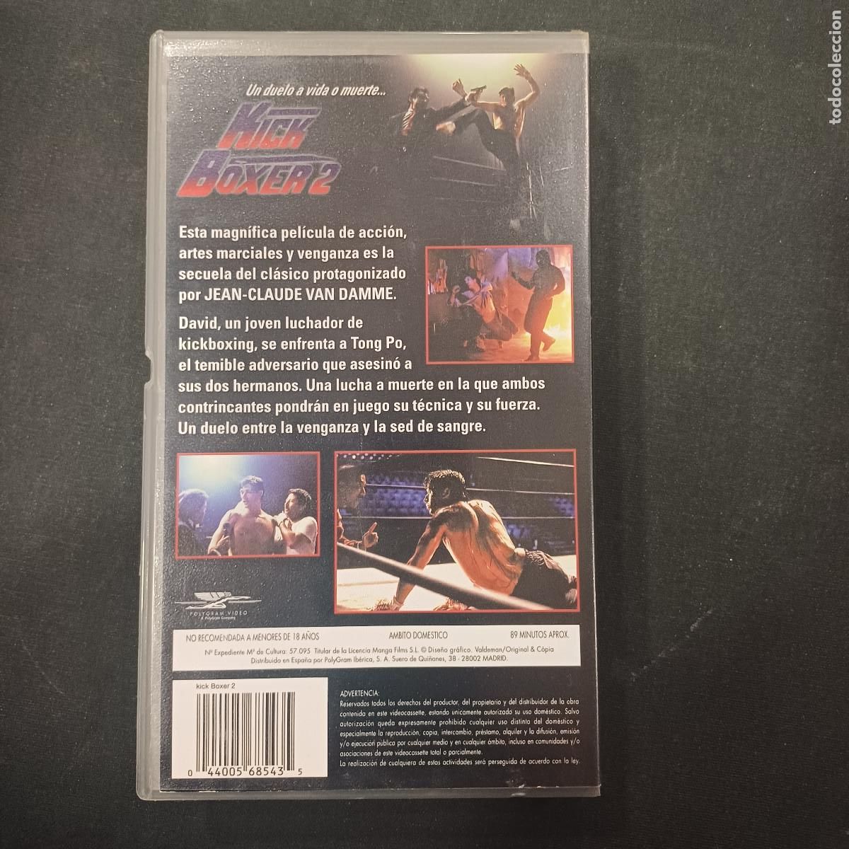 Cine: KICK BOXER 2/SASHA MITCHELL/VHS. - Foto 3