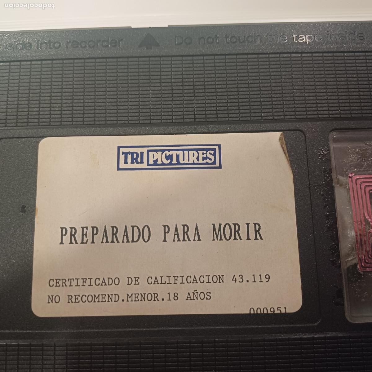 Cine: PREPARADO PARA MORIR/VHS. - Foto 2
