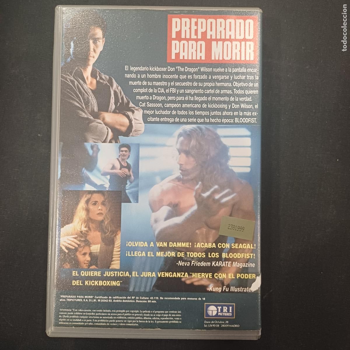 Cine: PREPARADO PARA MORIR/VHS. - Foto 3