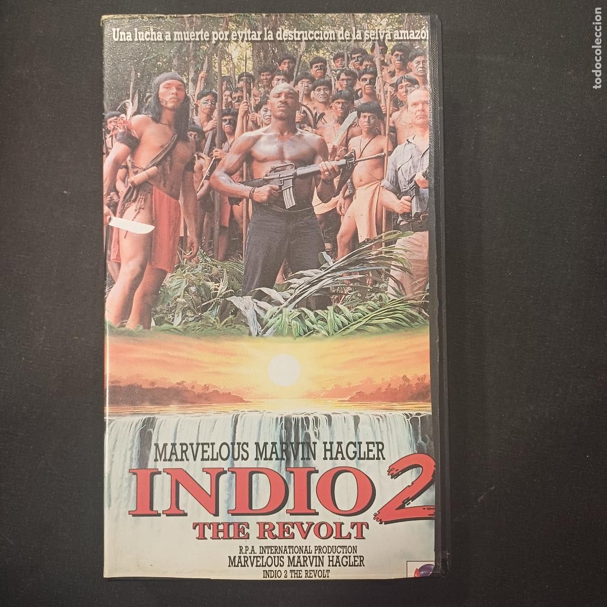 Cine: INDIO 2/THE REVOLT/MARVIN HAGLER/VHS.