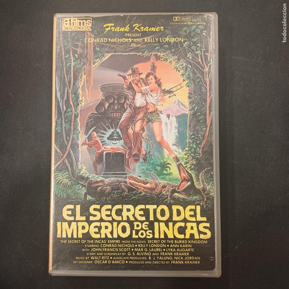 Cine: EL SECRETO DEL IMPERIO DE LOS INCAS/VHS.