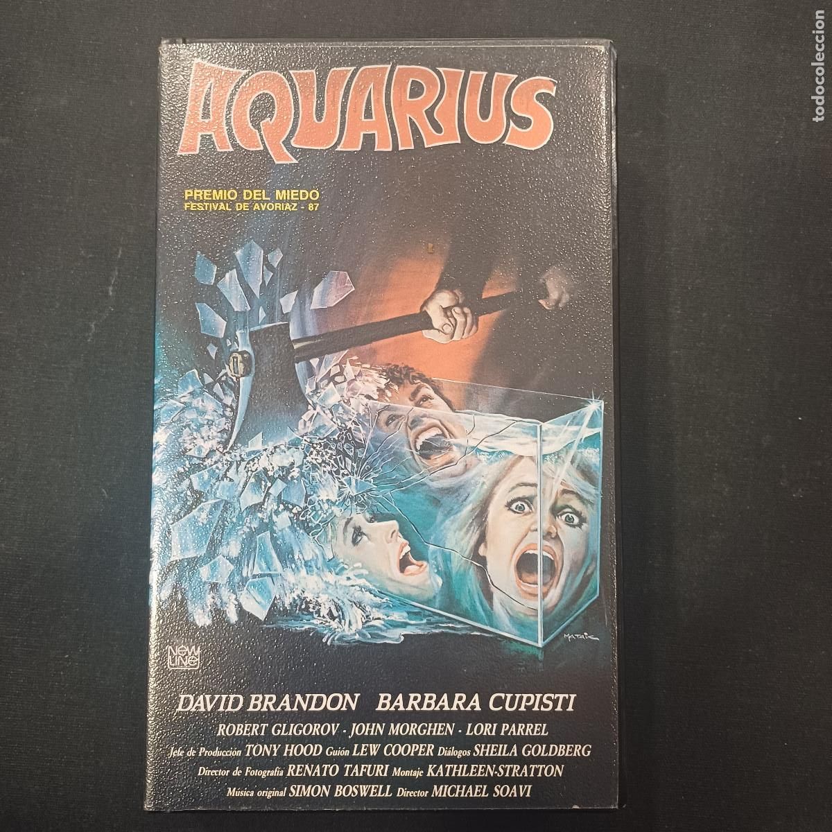 Cine: AQUARIUS/DAVID BRANDON-BARBARA CUPISTI/VHS.