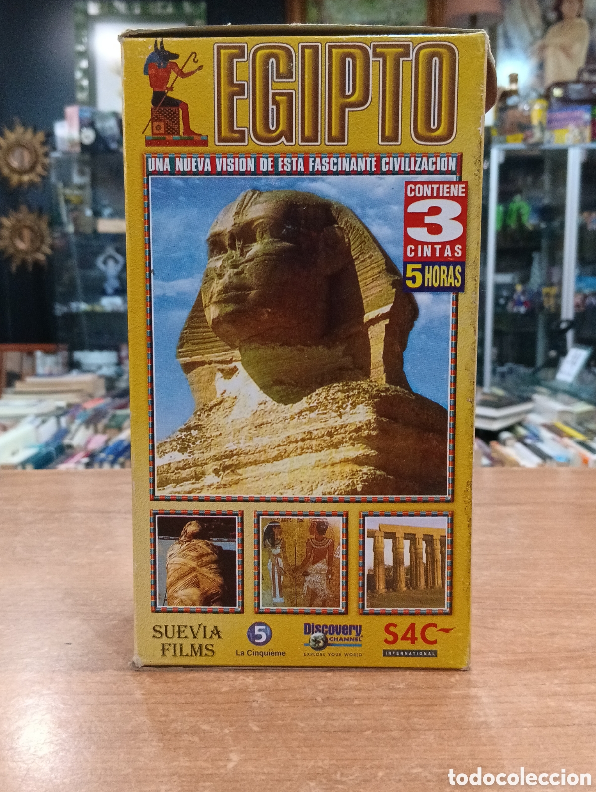 Cine: Pack 3 cintas VHS Egipto. 5 horas de duraci&oacute;n. Suevia Films
