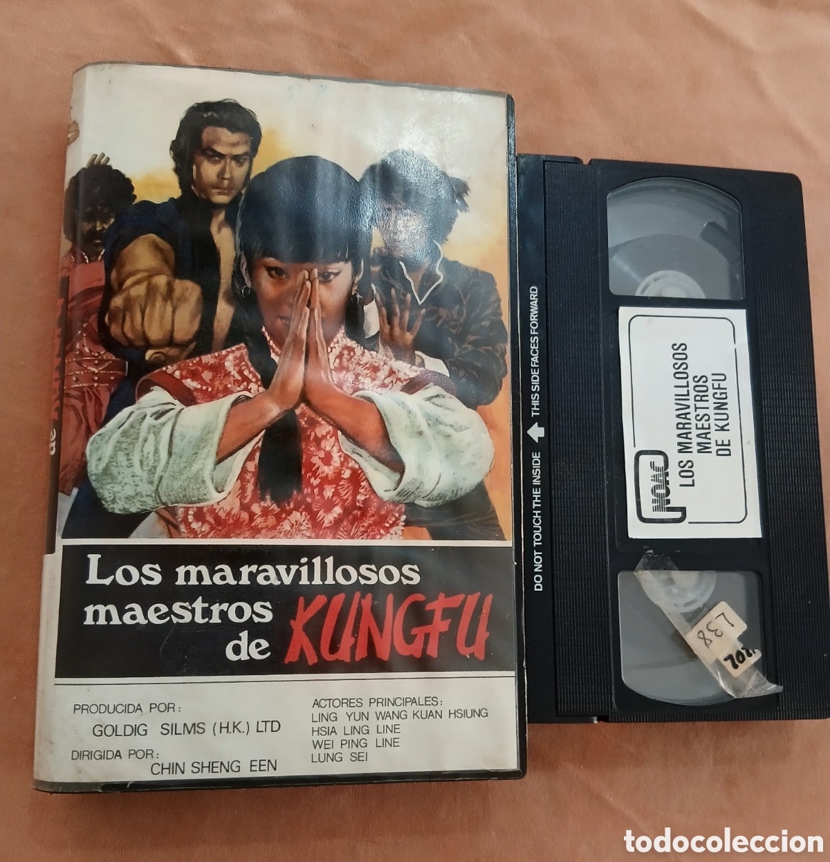 Cine: LOS MARAVILLOSOS MAESTROS DE KUNG FU - CHIN SHENG EEN - LING YUN - ARTES MARCIALES - VHS