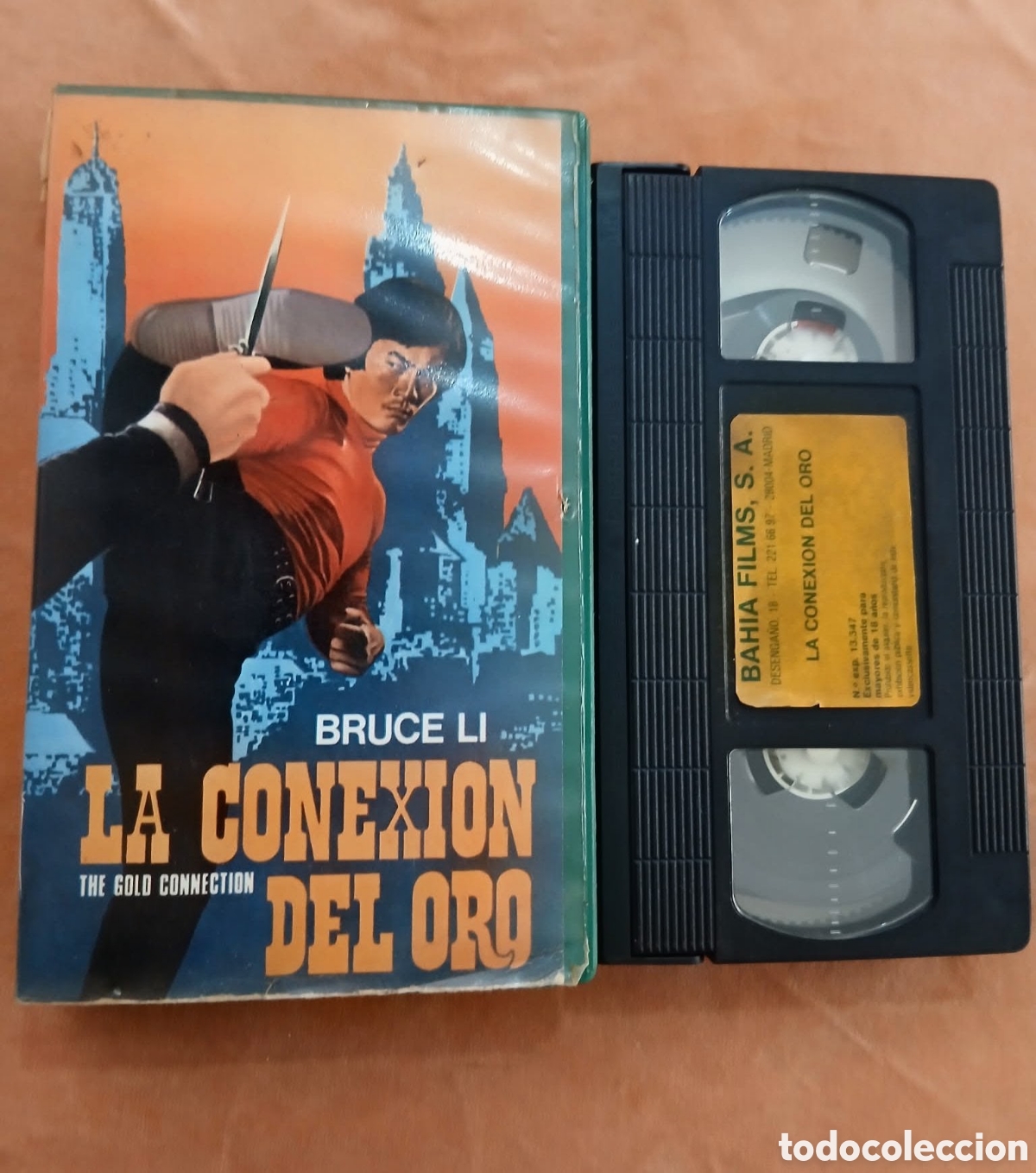 Cine: LA CONEXI&Oacute;N DEL ORO - THE GOLD CONNECTION - BRUCE LI - ARTES MARCIALES - VHS