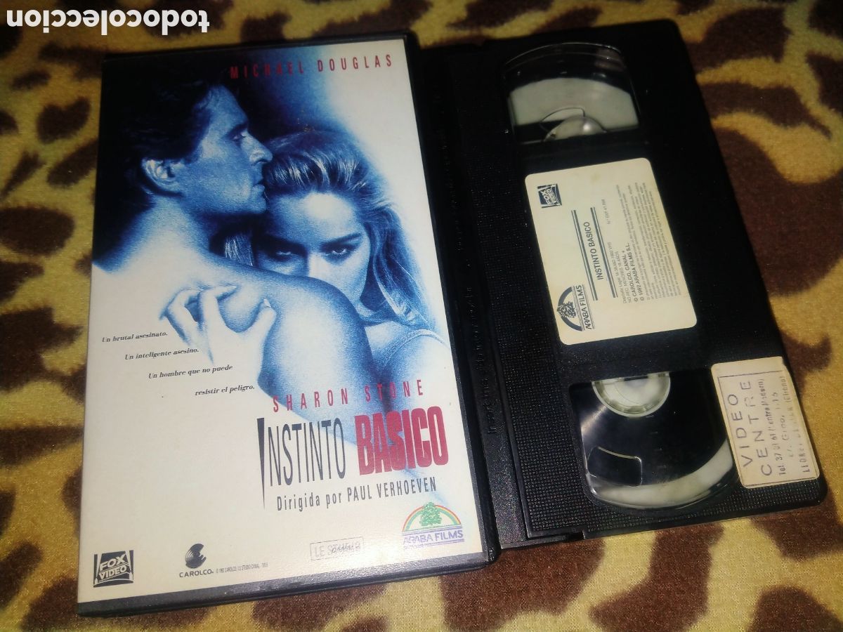 Cine: VHS- Instinto basico- vd