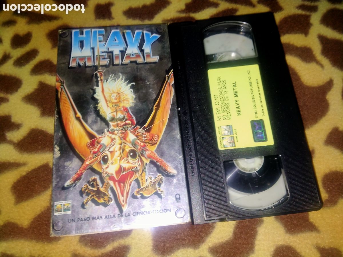 Cine: VHS- Heavy metal- Caja carton
