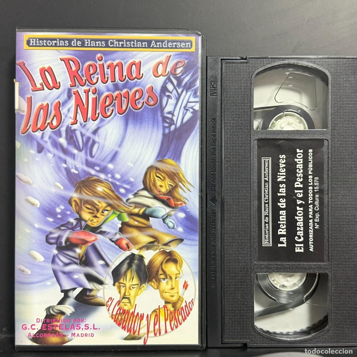 Cine: Hans Christian Andersen ● La Reina de las Nieves - El Cazador y el Pescador ● [VHS] 1997