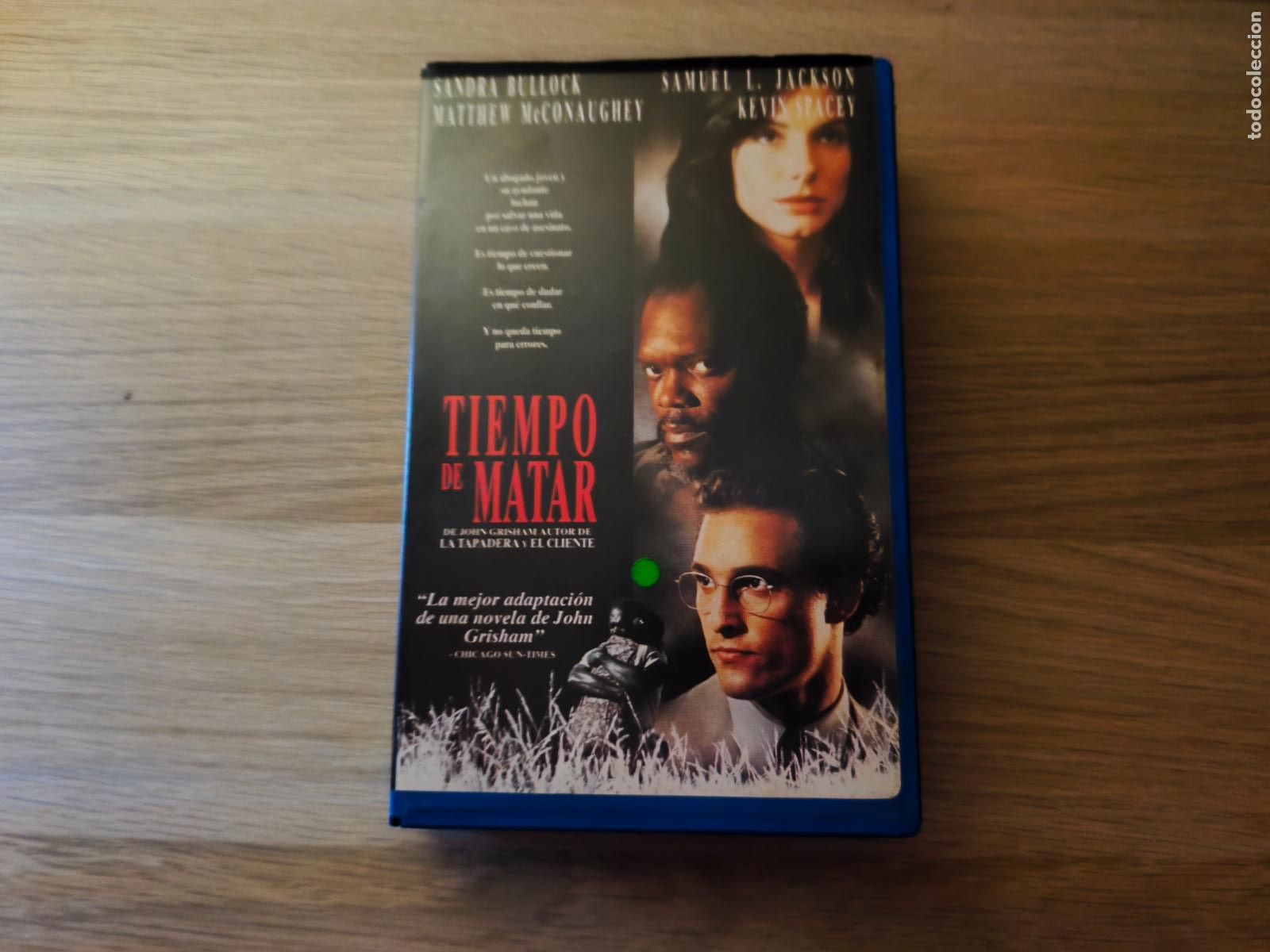 Cine: PELICULA VHS TIEMPO DE MATAR SANDRA BULLOCK SAMUEL L JACKSON A&Ntilde;O 1996