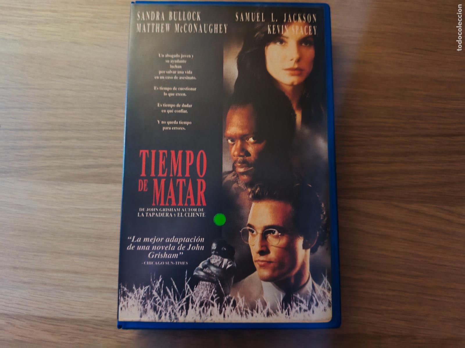 Cine: PELICULA VHS TIEMPO DE MATAR SANDRA BULLOCK SAMUEL L JACKSON A&Ntilde;O 1996