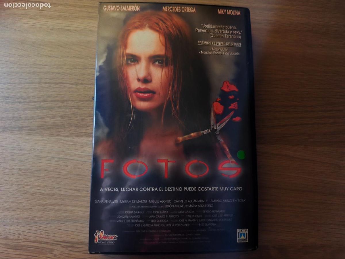 Cine: PELICULA VHS FOTOS GUSTAVO SALMERON MERCEDES ORTEGA A&Ntilde;O 1996