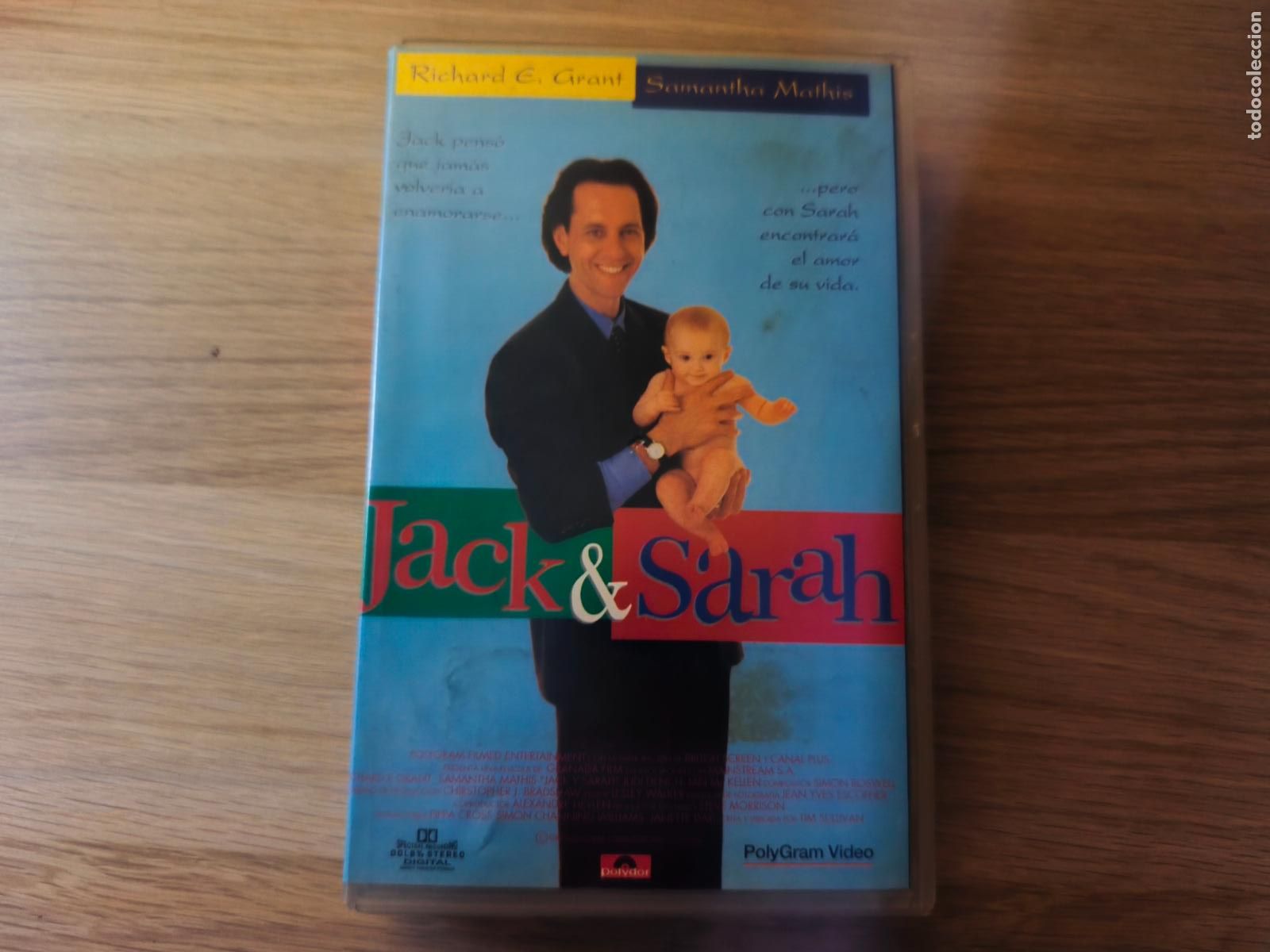 Cine: PELICULA VHS JACK Y SARAH RICHARD E GRANT A&Ntilde;O 1995