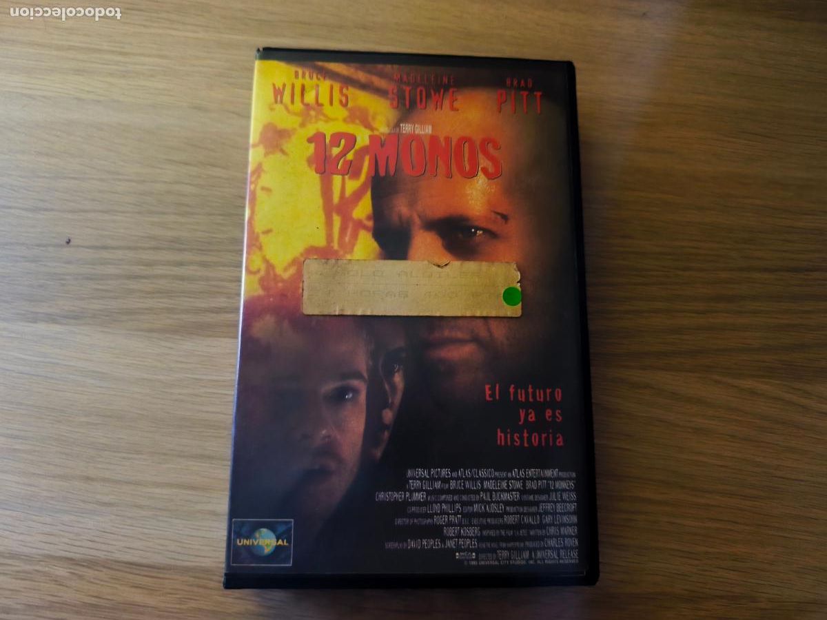 Cine: PELICULA VHS 12 MONOS BRUCE WILLIS A&Ntilde;O 1996