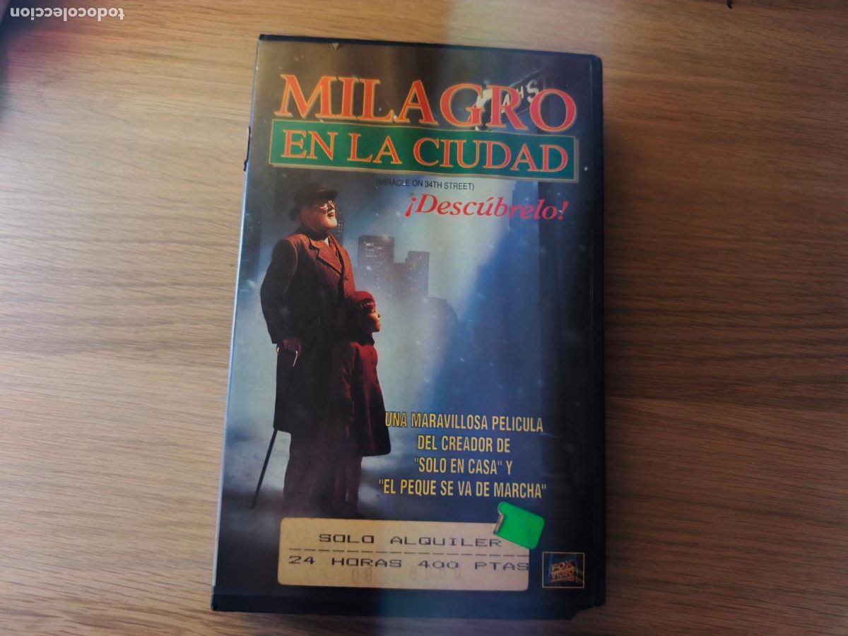 Cine: PELICULA VHS MILAGRO EN LA CIUDAD MIRACLE ON 34TH STREET A&Ntilde;O 1995