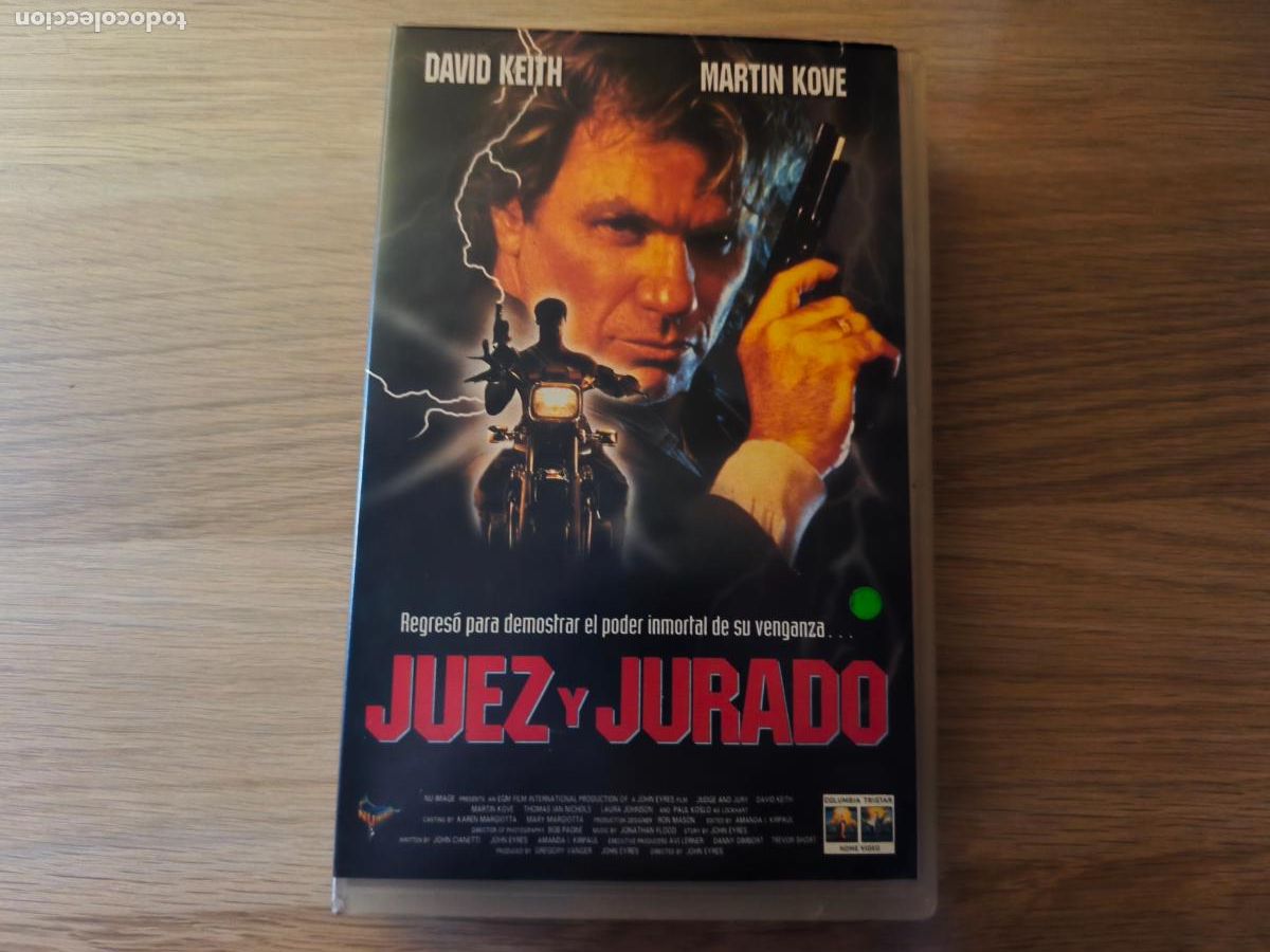 Cine: PELICULA VHS JUEZ Y JURADO DAVID KEITH MARTIN KOVE A&Ntilde;O 1998