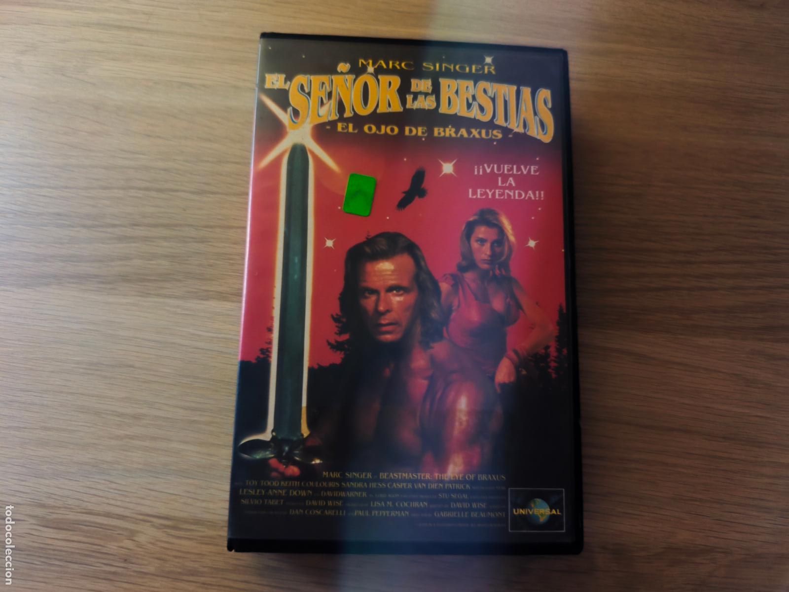 Cine: PELICULA VHS EL SE&Ntilde;OR DE LAS BESTIAS EL OJO DE BRAXUS MARC SINGER A&Ntilde;O 1996