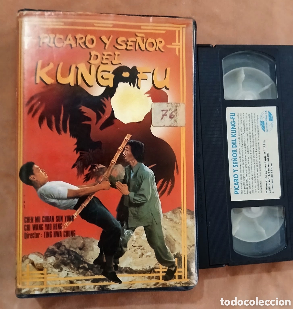 Cine: P&Iacute;CARO Y SE&Ntilde;OR DEL KUNG FU &bull; ARTES MARCIALES &bull; VHS