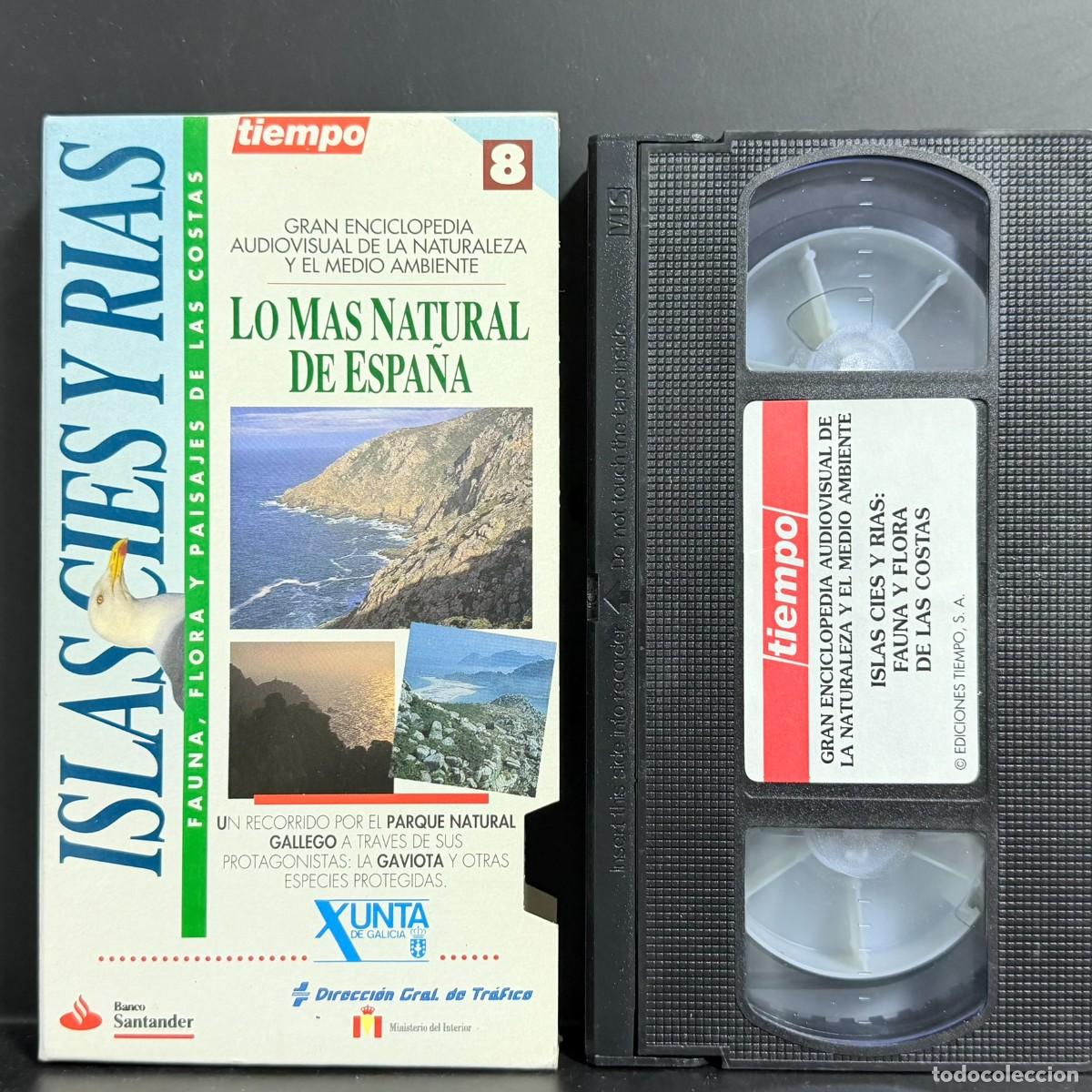 Cine: Lo m&aacute;s natural de Espa&ntilde;a ● Islas C&iacute;es y R&iacute;as: Fauna y flora de las costas ● [VHS] 1993