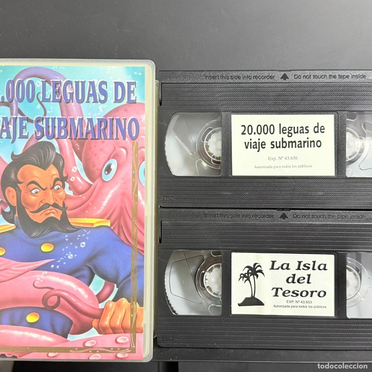 Cine: Ediciones Jovi ● 20.000 leguas de viaje submarino - La Isla del Tesoro ● 2x[VHS] 1990