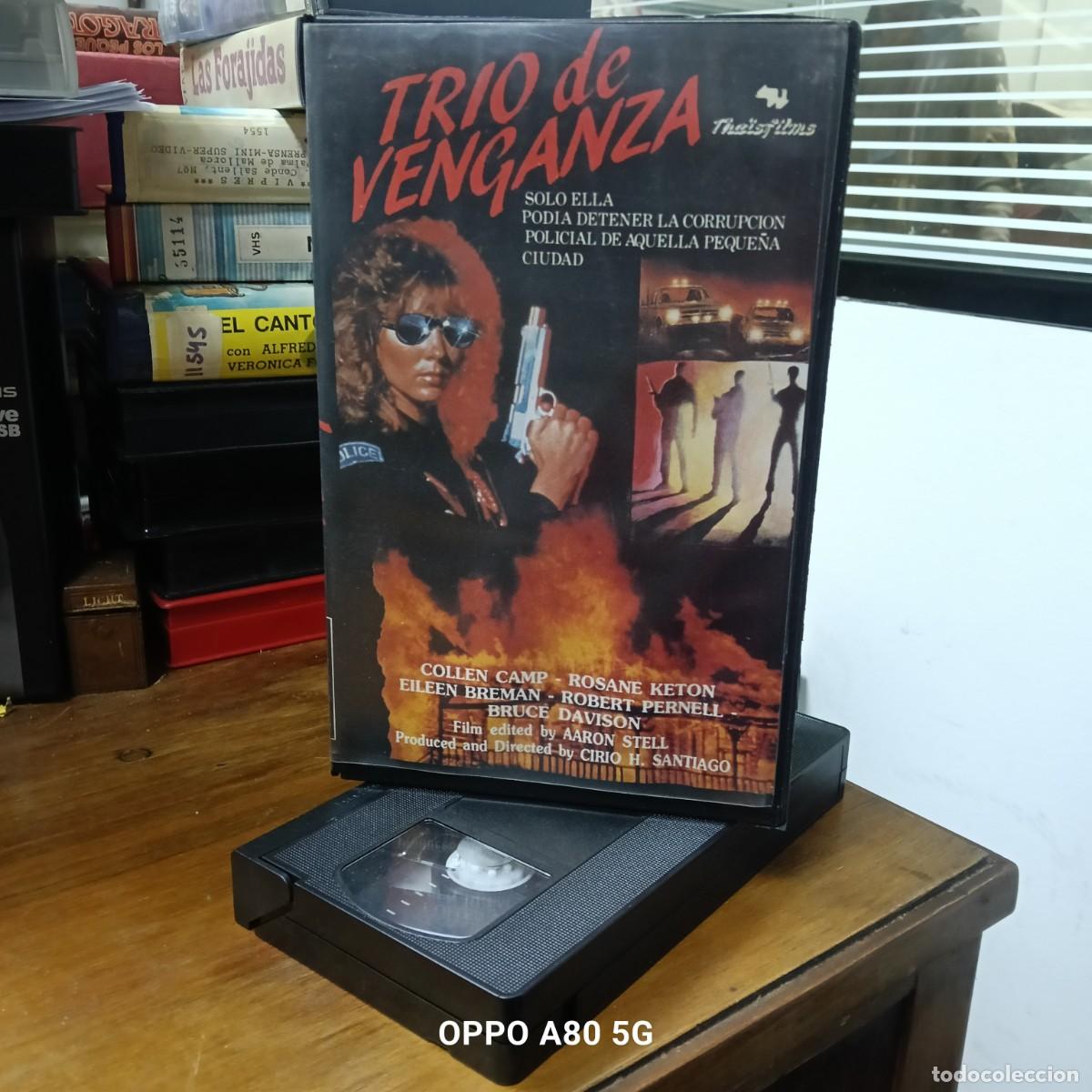 Cine: TRIO DE VENGANZA - CIRIO H. SANTIAGO - COLLEN CAMP, ROSANE KETON - THAIS