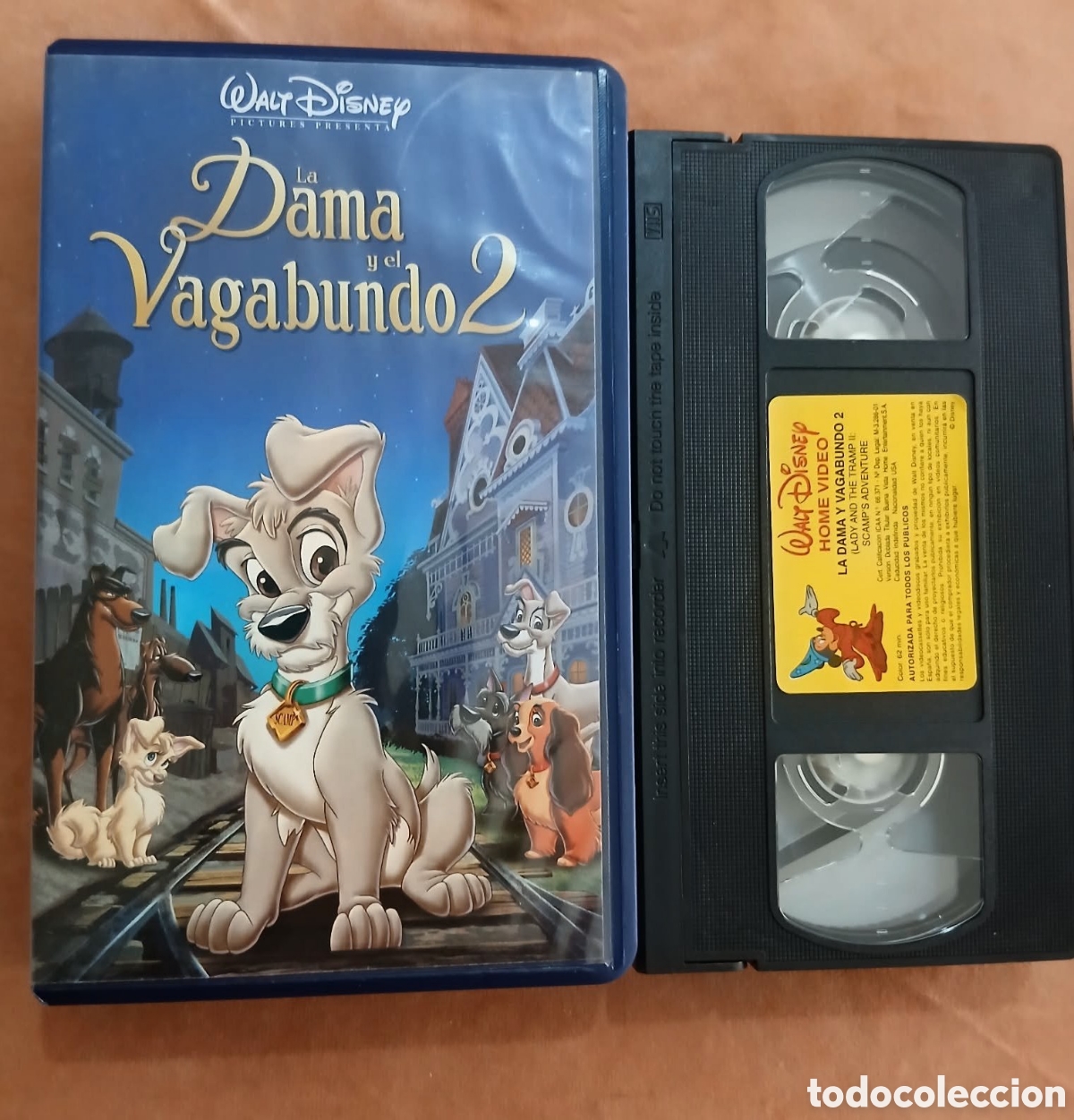 Cine: LA DAMA Y EL VAGABUNDO 2 &bull; WALTDISNEY HOME VIDEO &bull; CINE ANIMACI&Oacute;N &bull; VHS