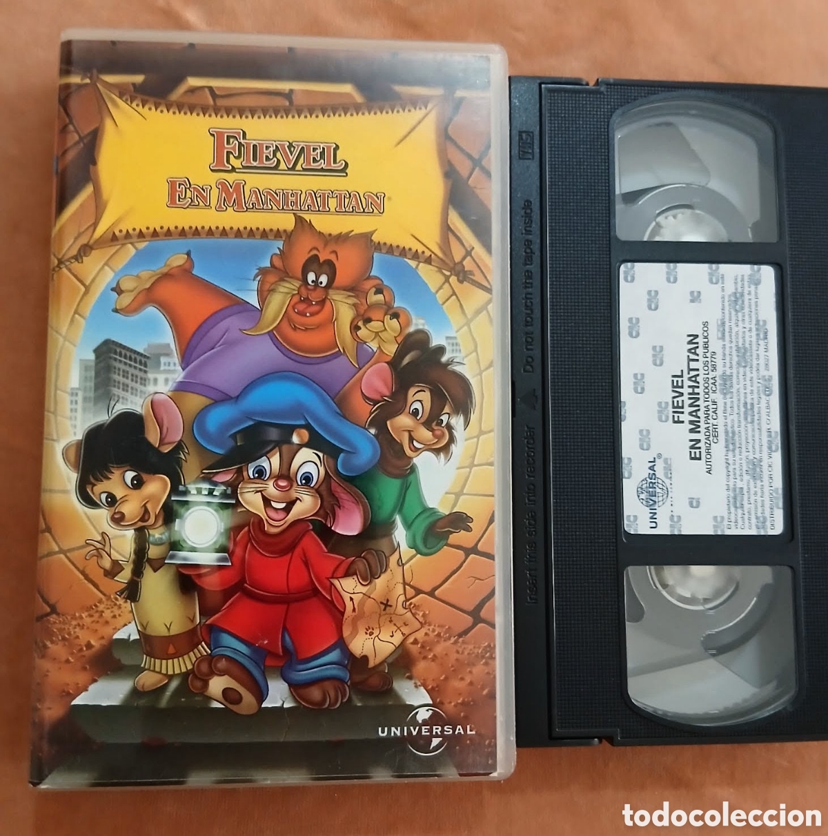 Cine: FIEVEL EN MANHATTAN &bull; CINE ANIMACI&Oacute;N &bull; VHS
