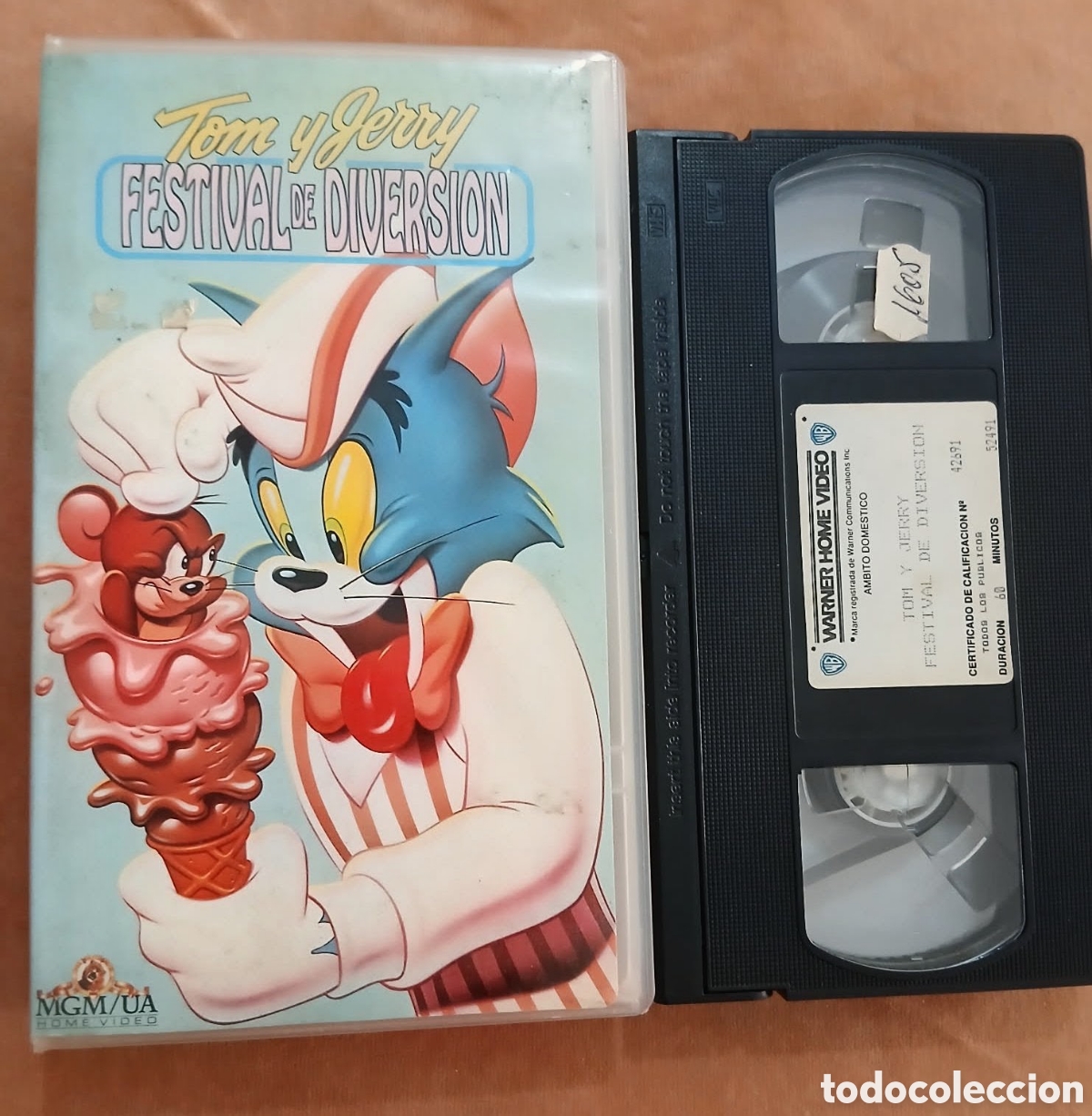 Cine: TOM Y JERRY FESTIVAL DE DIVERSI&Oacute;N &bull; CINE ANIMACI&Oacute;N &bull; VHS