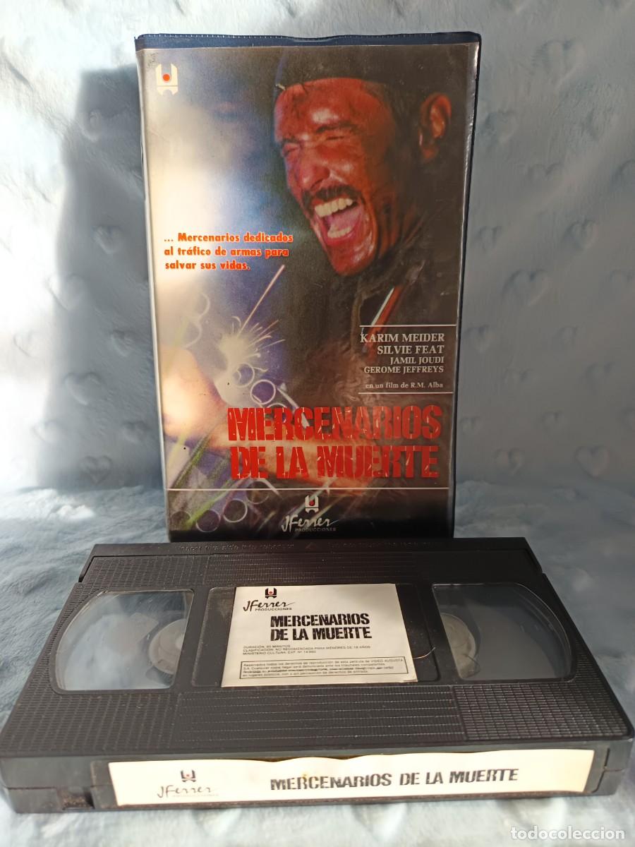 Cine: Mercenarios de la muerte - R.M. Alba - Karim Meider, Silvie Feat, Jamil Joudi - VHS