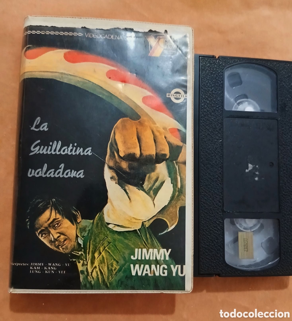 Cine: LA GUILLOTINA VOLADORA &bull; JIMMY WANG YU &bull; ARTES MARCIALES &bull; VHS