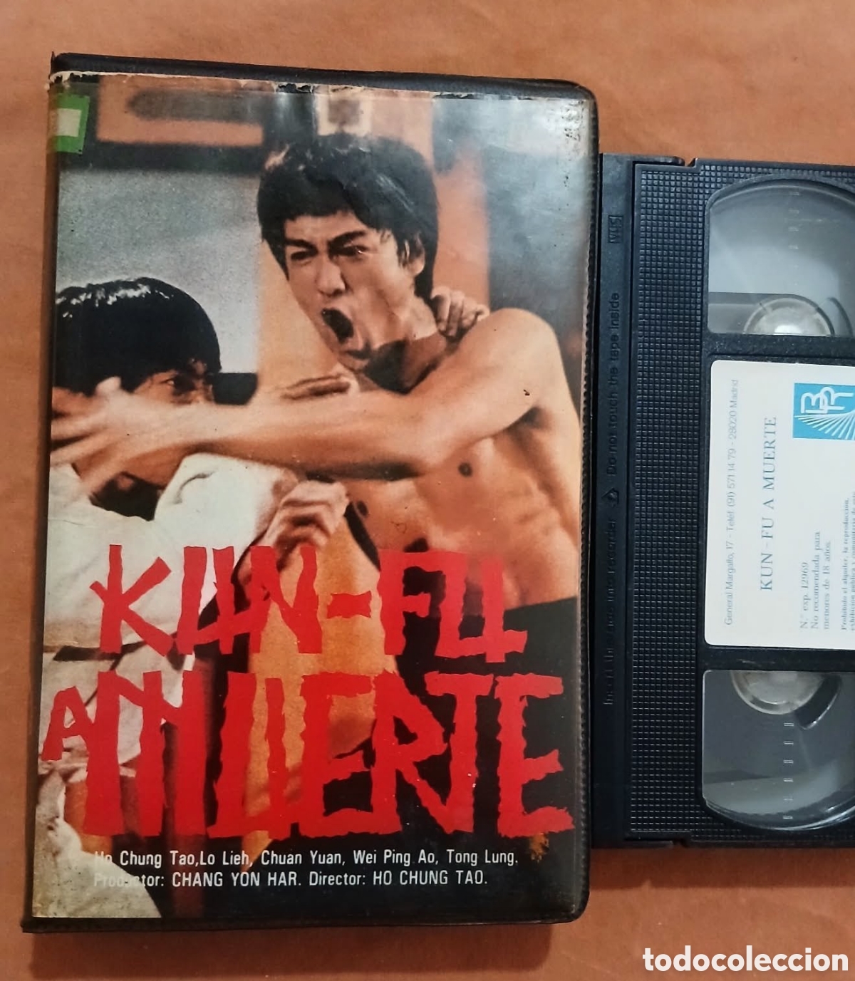 Cine: KUN FU A MUERTE &bull; KUNG FU, ARTES MARCIALES &bull; VHS