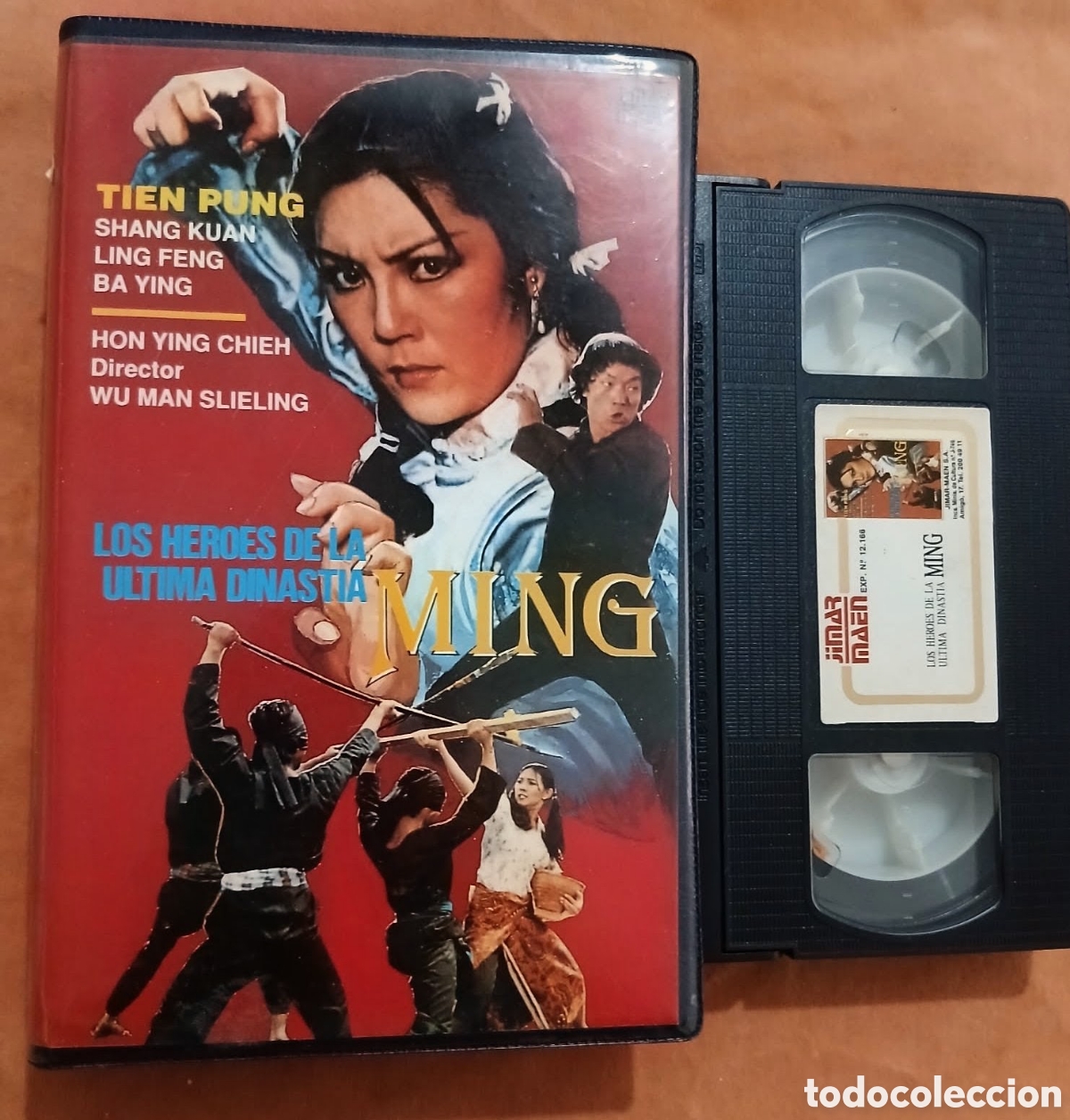 Cine: LOS H&Eacute;ROES DE LA &Uacute;LTIMA DINASTIA MING &bull; ARTES MARCIALES &bull; VHS