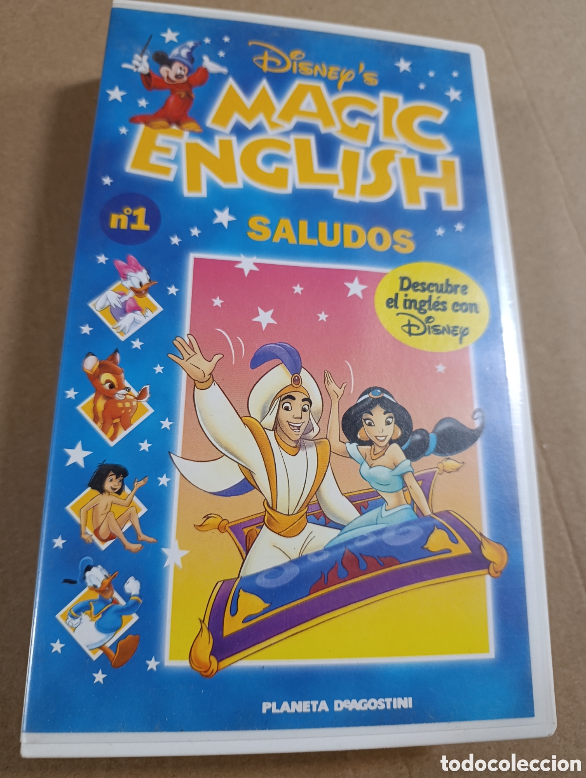 Cine: Magic English. N&ordm;1 Saludos. Disney. VHS.