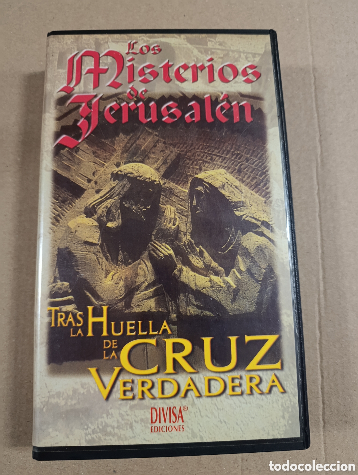Cine: Los Misterios de Jerusalen. Tras la huella de la Cruz Verdadera. VHS.