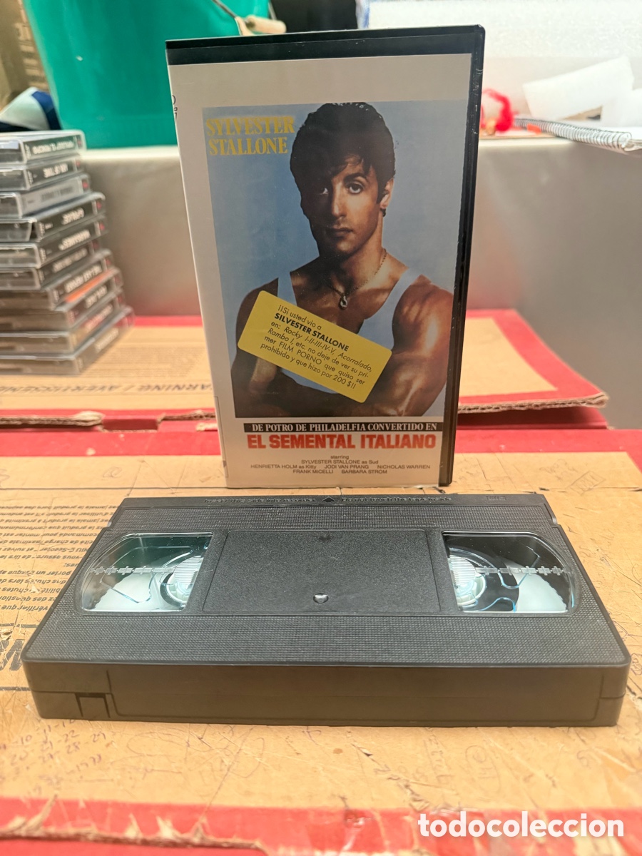 Cine: Vhs er&ograve;tica porno el semental italiano Silvester stallone sylvester