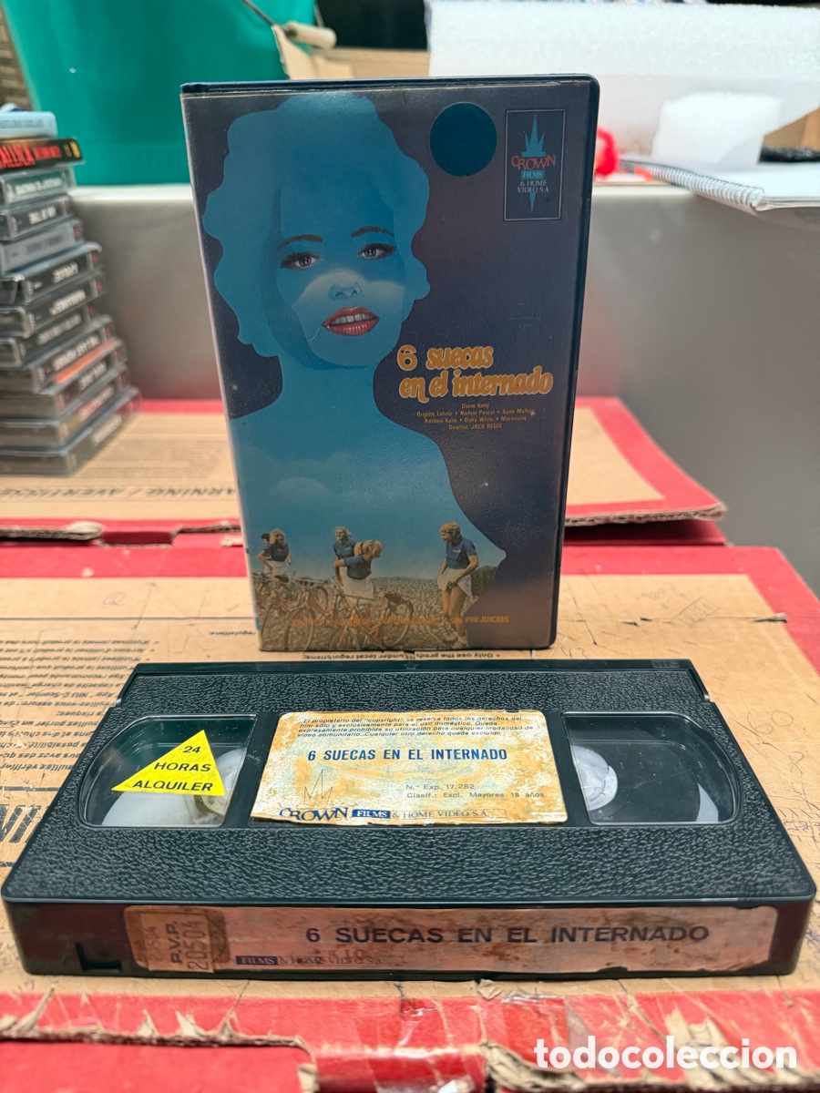 Cine: Vhs 6 suecas en el internado er&ograve;tica porno