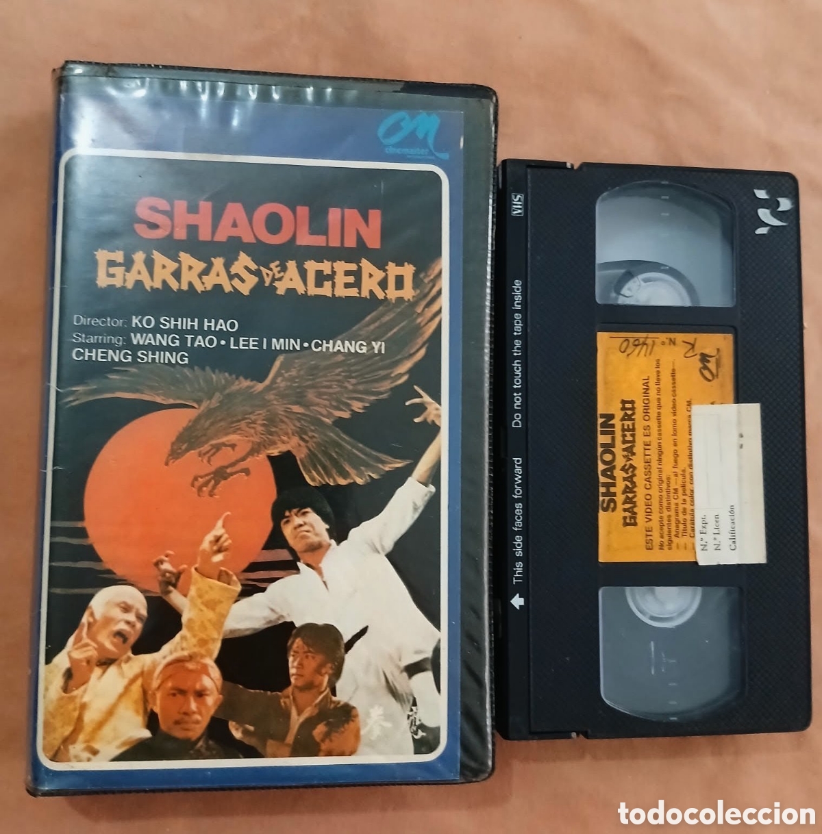 Cine: SHAOL&Iacute;N GARRAS DE ACERO - ARTES MARCIALES - VHS