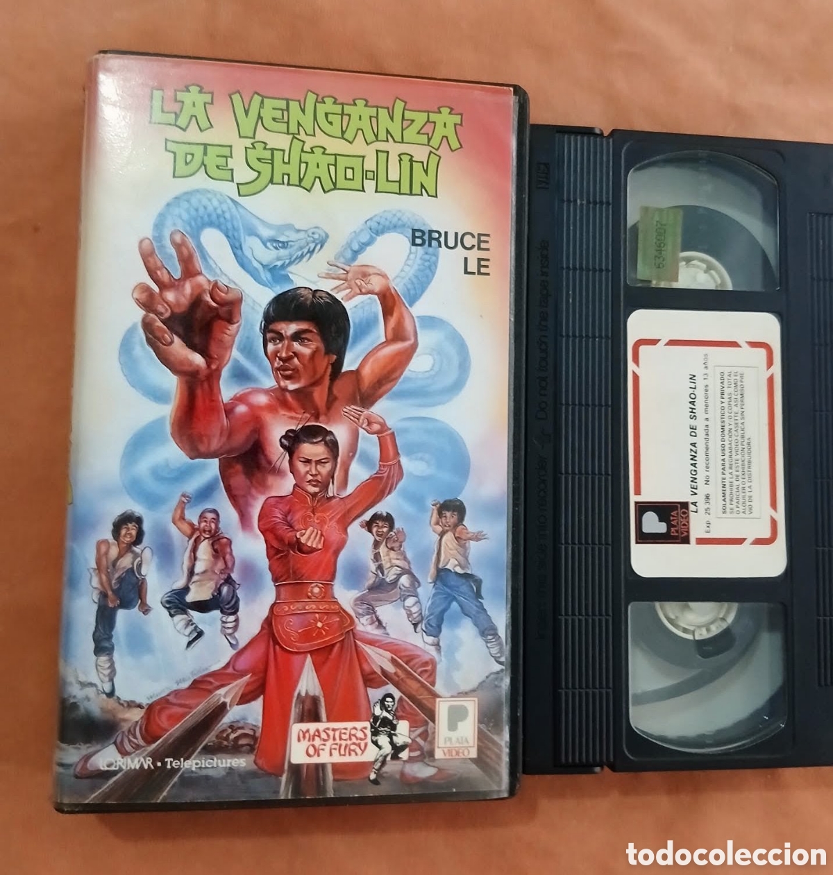 Cine: LA VENGANZA DE SHAO-LIN - BRUCE LEE - ARTES MARCIALES - VHS