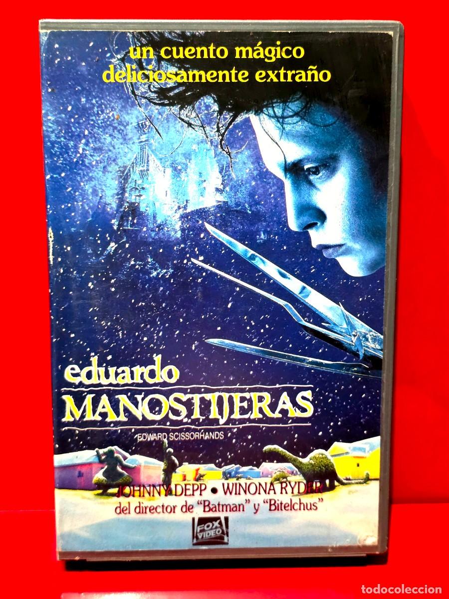 Cine: EDUARDO MANOSTIJERAS (1990) - Johnny Depp - 1&ordf; EDIC. CAJA GRANDE CBS FOX