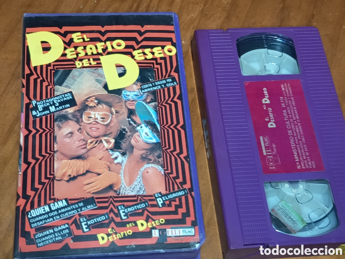 Cine: EL DESAF&Iacute;O DEL DESEO. VHS