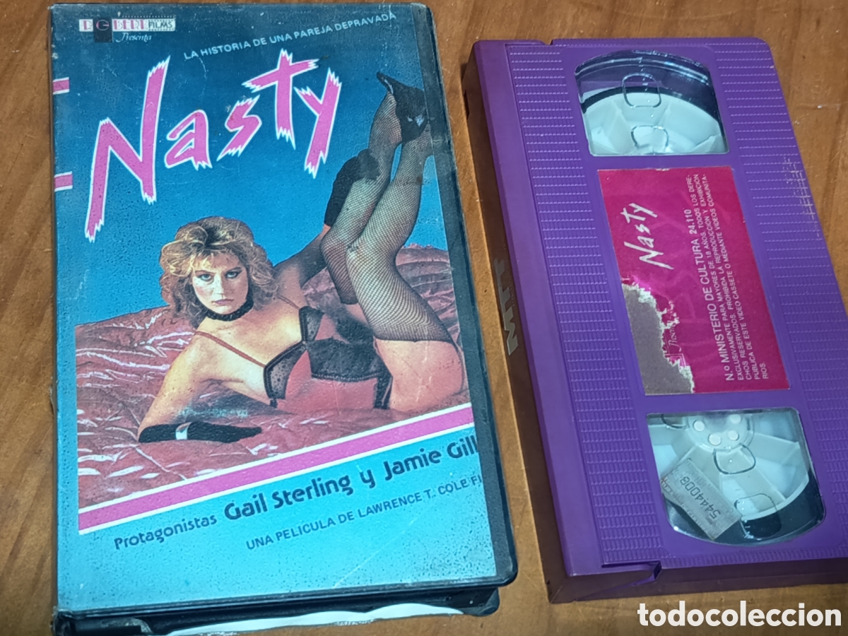 Cine: NASTY. JAMIE GILLS. VHS