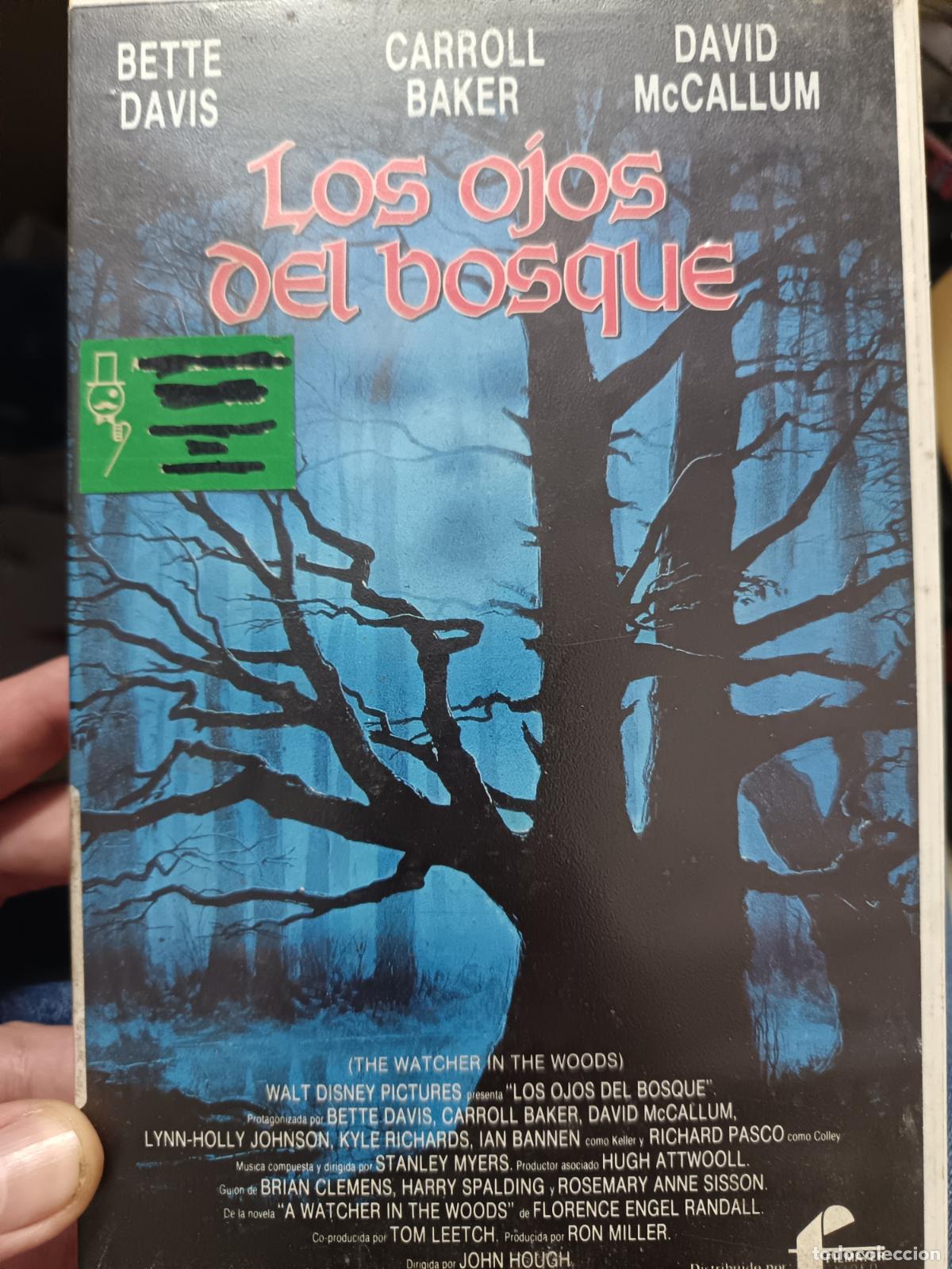 Cine: LOS OJOS DEL BOSQUE con Bette Davis, Carroll Baker.. VHS Terror DISNEY