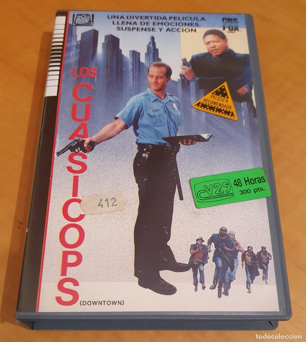 Cine: Pel&iacute;cula Vhs Los Cuasicops (Downtown, 1992). Anthony Edwards, Forest Whitaker. Cbs Fox Video 1990.