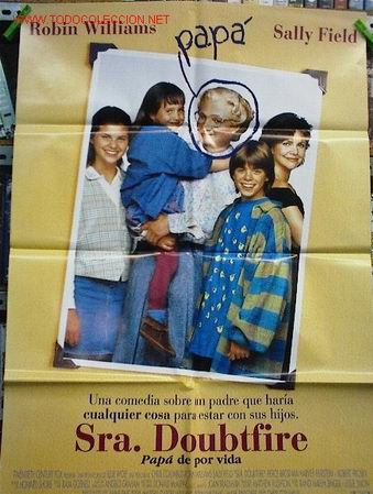 Cine: SRA. DOUBTFIRE.  PAPA DE POR VIDA - Foto 1