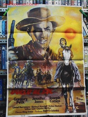 Cine: EN2099 DUELO AL SOL POSTER ORIGINAL - Foto 1