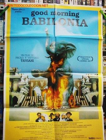 Cine: GOOD MORNING  BABILONIA - Foto 1