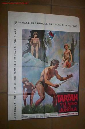 Cine: tarzan y el ni&ntilde;o de la jungla - Foto 1